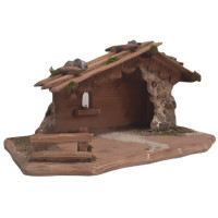 Drevený domec pre figúrky