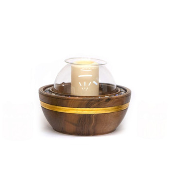 Drevený stojan na sviečku