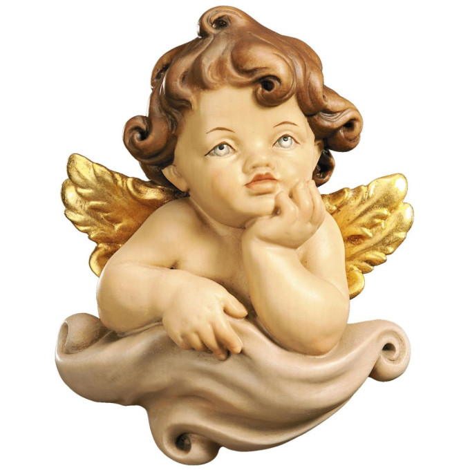 Anjel Raffaello hľadiaci doľava