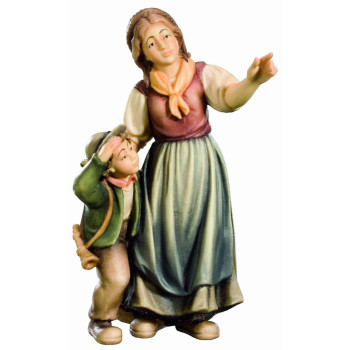 Farmárka s dieťaťom - Sedliacky