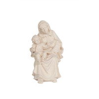 Sediacia pastierka s dievčatkom pre betlehem - Vidiecky