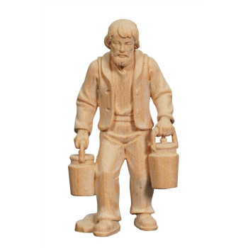 Shepherd with milk can for Nativity scene - Alpine