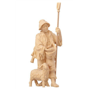 Shepherd with sheep for Nativity scene - Alpine