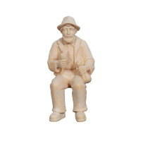 Grandpa with pipe for Nativity scene - Alpine