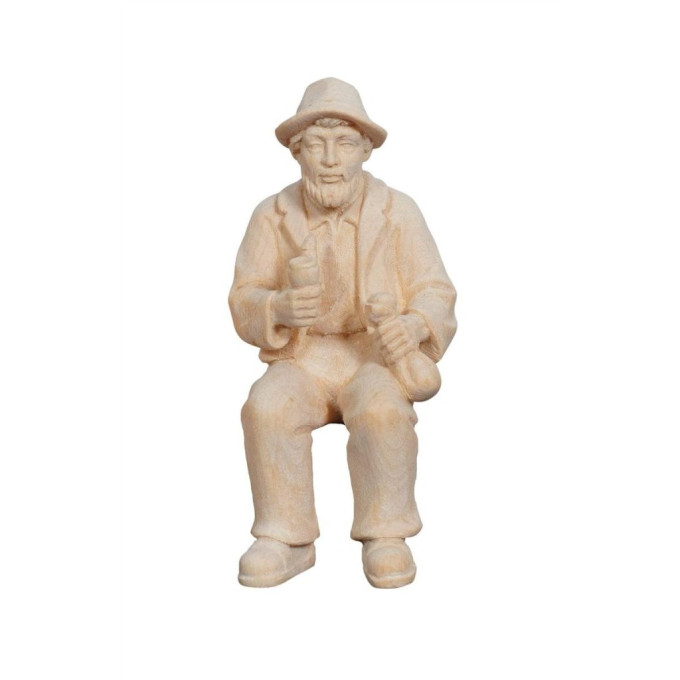Grandpa with pipe for Nativity scene - Alpine