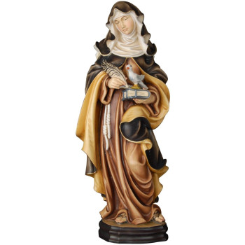 Svätá Scholastika z Nursie s knihou a holubicou