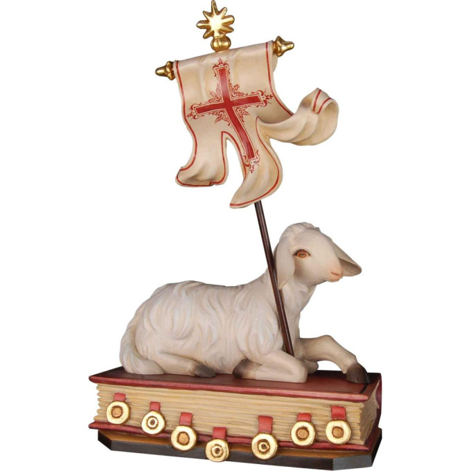 Veľkonočný baránok drevená socha