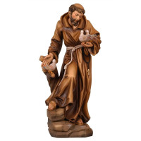 Svätý František z Assisi drevená socha
